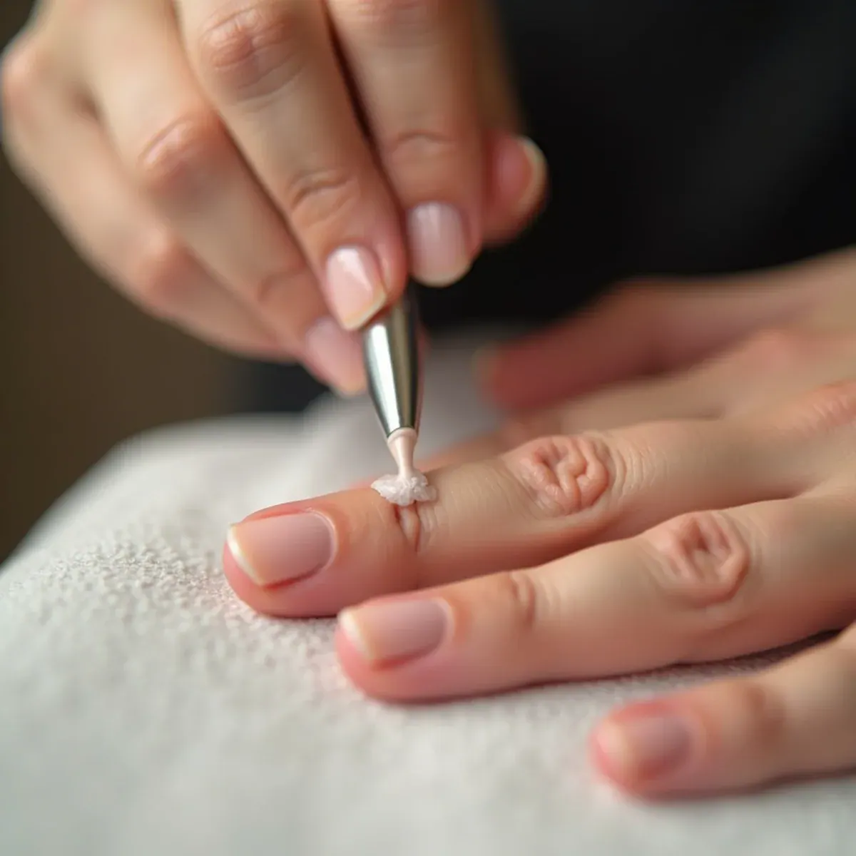 Refreshing a gel-safe top coat over a ten-day-old gel manicure