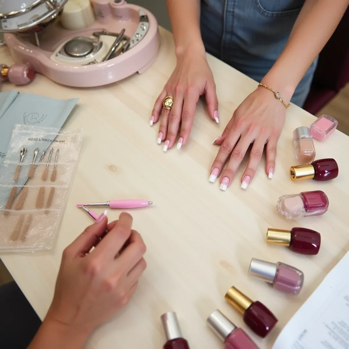 Range of nail salon services on display at L.A Nails in Bradenton, FL